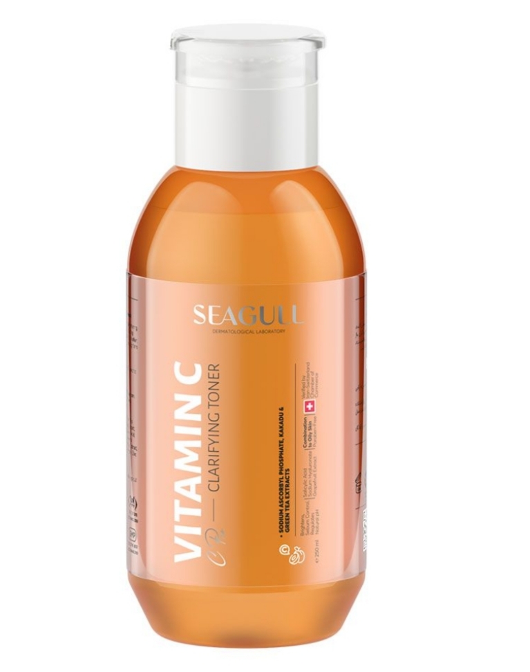 تونر روشن کننده حاوی ویتامین C سی گل | SeaGull Vitamin C Clarifying Tonic